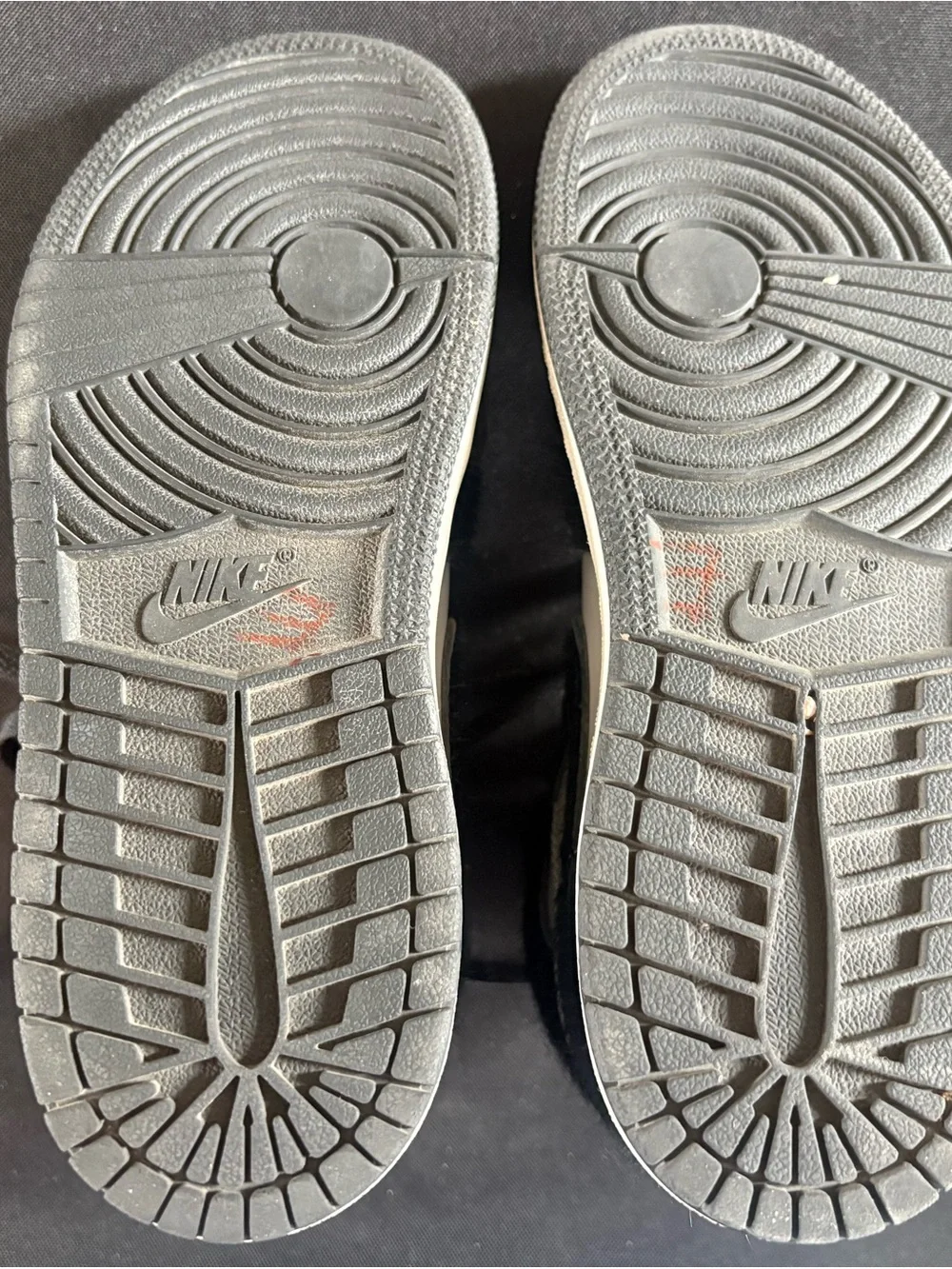 Nike Kids Black and White High-Top Sneakers